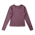 Women's Grape Purple performance long sleeve top