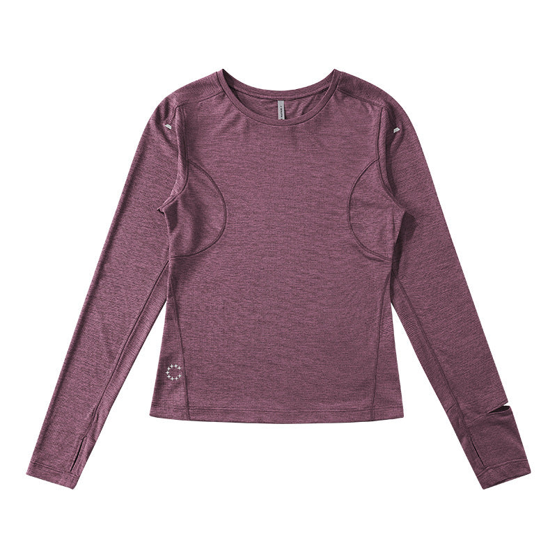 Women's Grape Purple performance long sleeve top